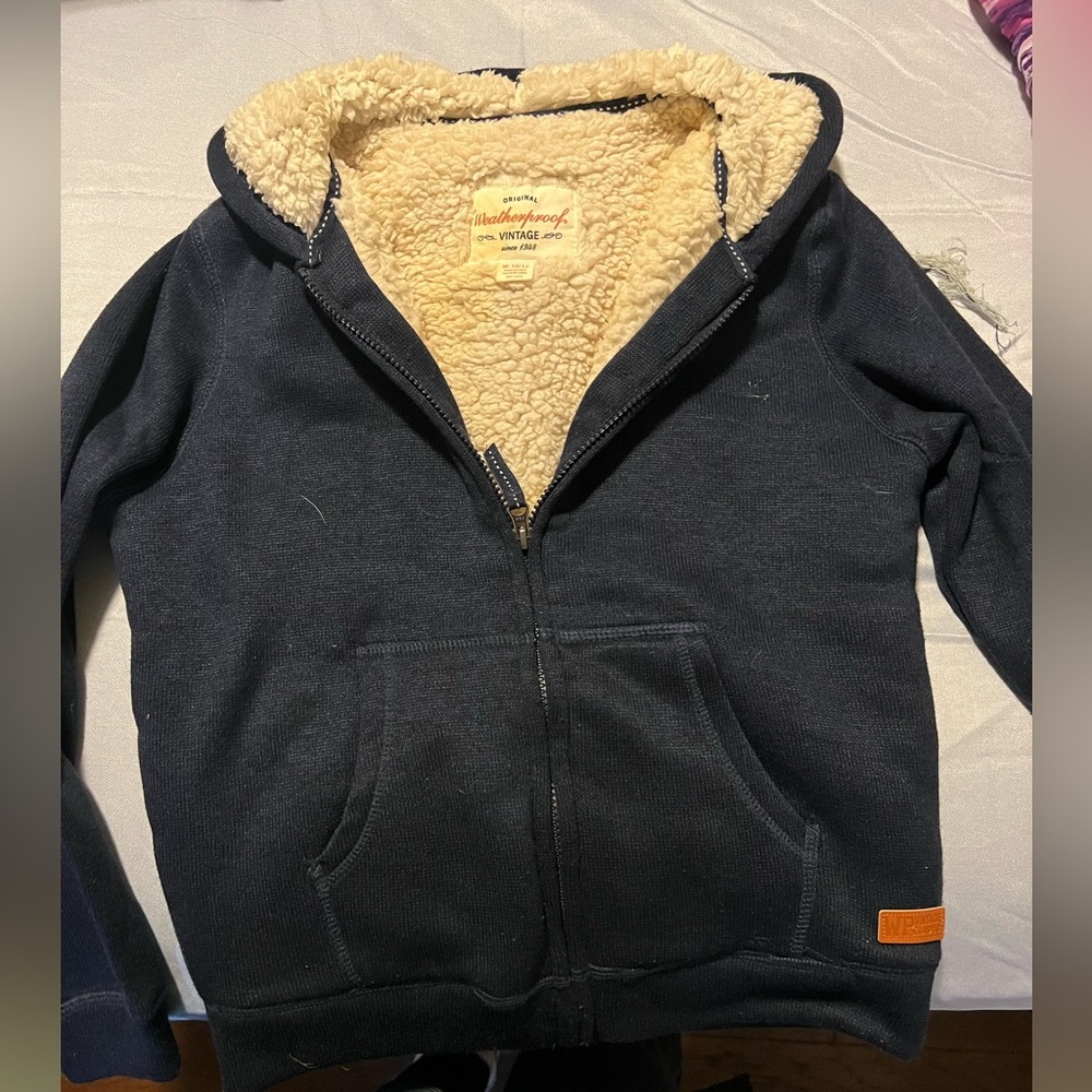 Weatherproof Vintage Fleece Lined Zippered Jacket Size Kids (M 10/12)